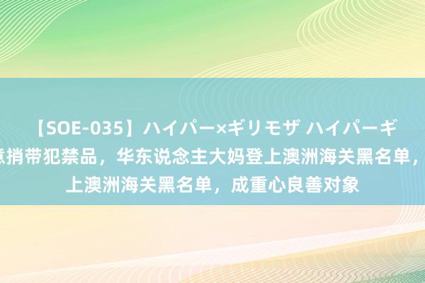 【SOE-035】ハイパー×ギリモザ ハイパーギリモザ Ami 握意捎带犯禁品，华东说念主大妈登上澳洲海关黑名单，成重心良善对象