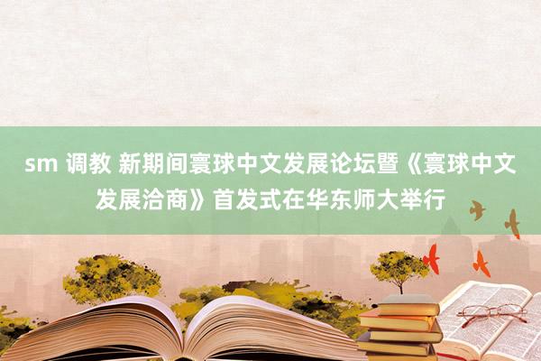 sm 调教 新期间寰球中文发展论坛暨《寰球中文发展洽商》首发式在华东师大举行